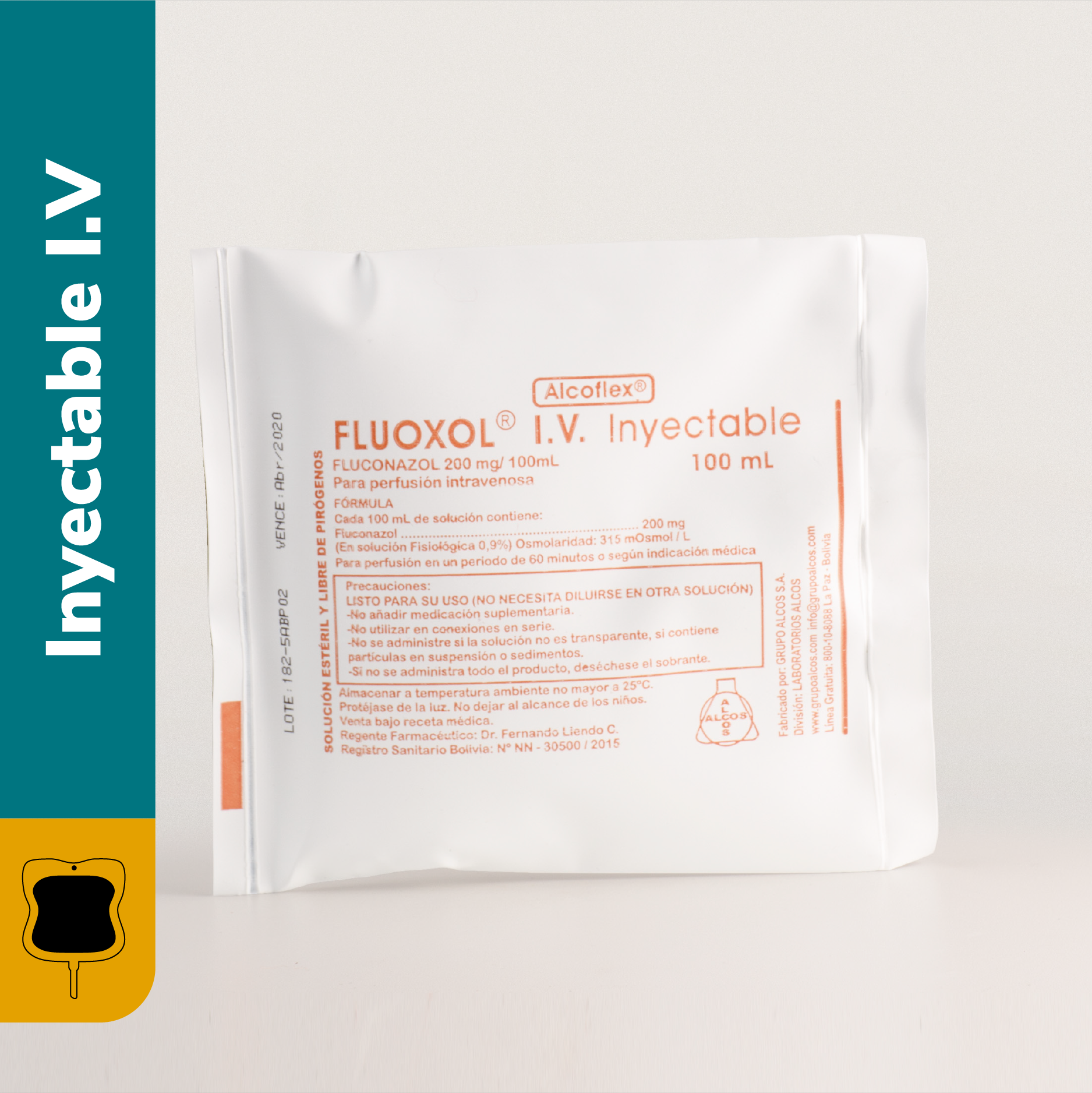 (IP) FLUOXOL IV.200 MG X 100 ML